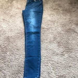 High rise super skinny jeans